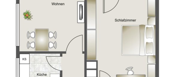 Apartamento de 2 divisões em Reutlingen, Germany N.º 51158 15