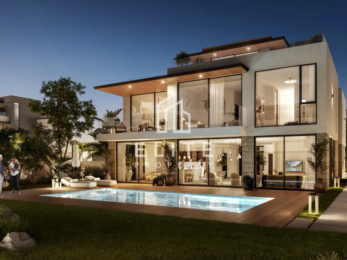 Вилла с 4 спальнями в Дубай, ОАЭ № 104840