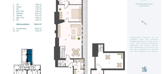 2 rooms Apartment in Meidling, Austria No. 81417 19