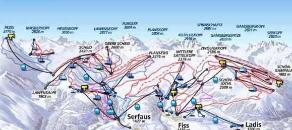 3غرفة شقة في Ladis, Austria رقم 65148 15