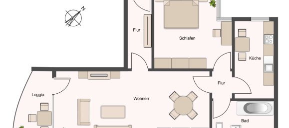 Квартира с 1 спальней в Кёпеник, Германия № 52449 15