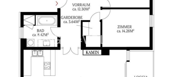 2 غرف نوم شقة في Dobling, Austria رقم 201234 10