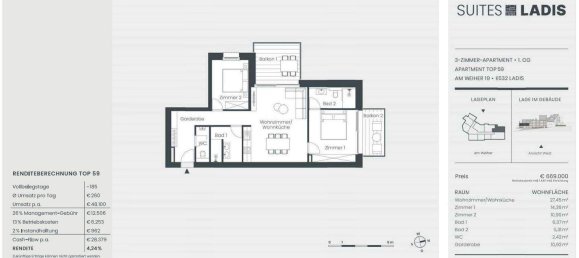 3-Zimmer Wohnung in Ladis, Austria, Nr. 56516 11