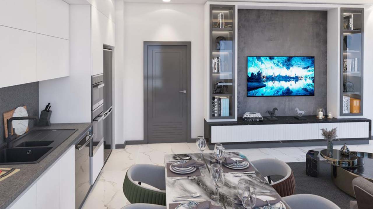 Ático de 2+1 en Richmond Residence, Kargicak, Turkey No. 34582