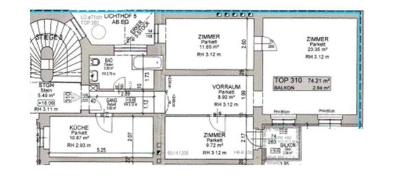 3-Zimmer Wohnung in Wien, Austria, Nr. 174746 15