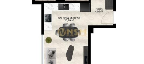 Apartment 1+1 in Alanya, Turkey No. 8445 3