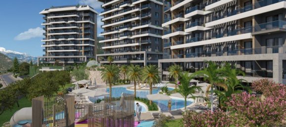 Квартира 1+1 в Аланья, Турция № 12560 20