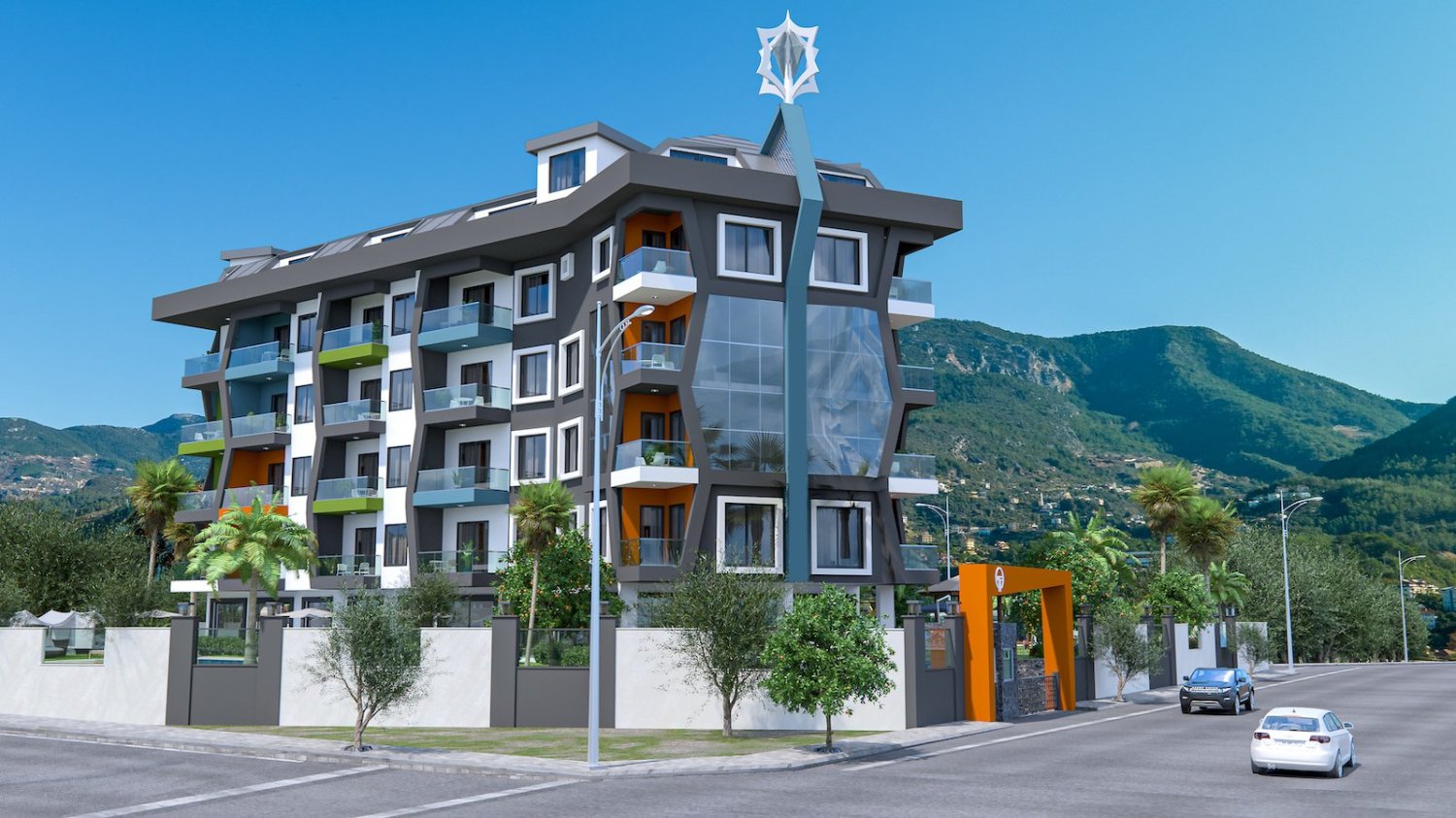 Квартира 1+1 в Аланья, Турция № 25026