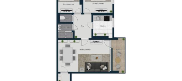 3 rooms Apartment in Salzburg, Austria No. 232957 14