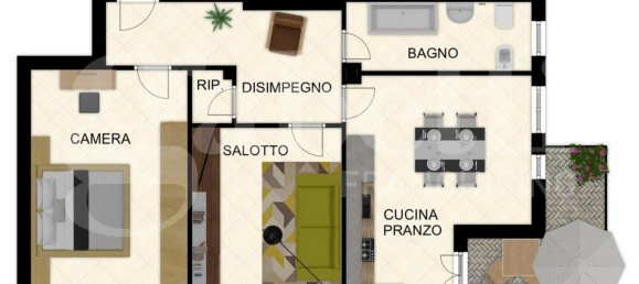 Apartamento de 3 divisões em None, Italy N.º 214986 2
