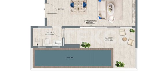 1 chambre appartement à vendre à Dubai, UAE № 182669 4