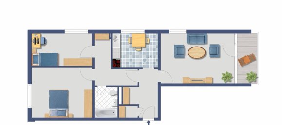 Apartamento T2 em Ortenaukreis, Germany N.º 12869 6