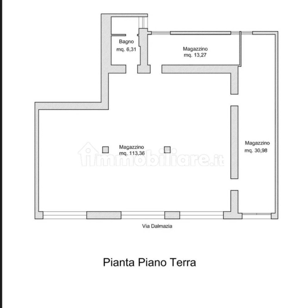 Склад 162м² в Нуоро, Италия № 333456