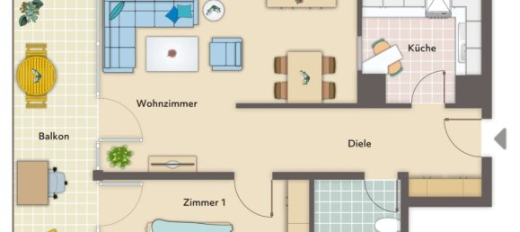 2-salle Appartement à Frankfurt am Main, Germany No. 57107 16