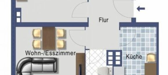 2 rooms Apartment in Reinickendorf, Germany No. 111037 5