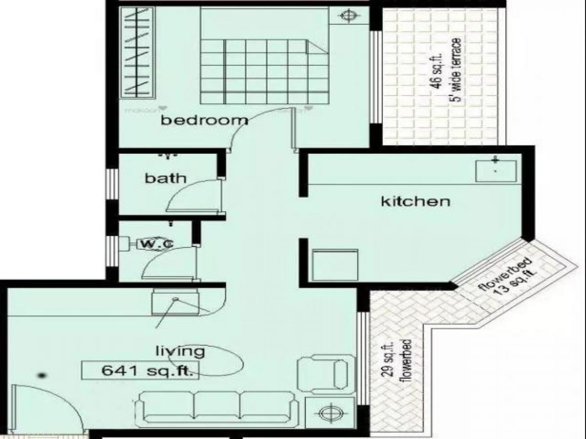 Studio in Mumbai, India No. 62501