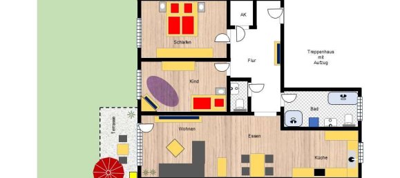 Apartamento de 2 dormitorios en Aschaffenburg, Germany No. 62617 5