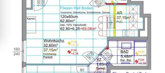 Apartamento de 3 divisões em Wahring, Austria N.º 40053 2