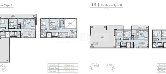 Apartamento T3 em Yas Island, UAE N.º 19640 14