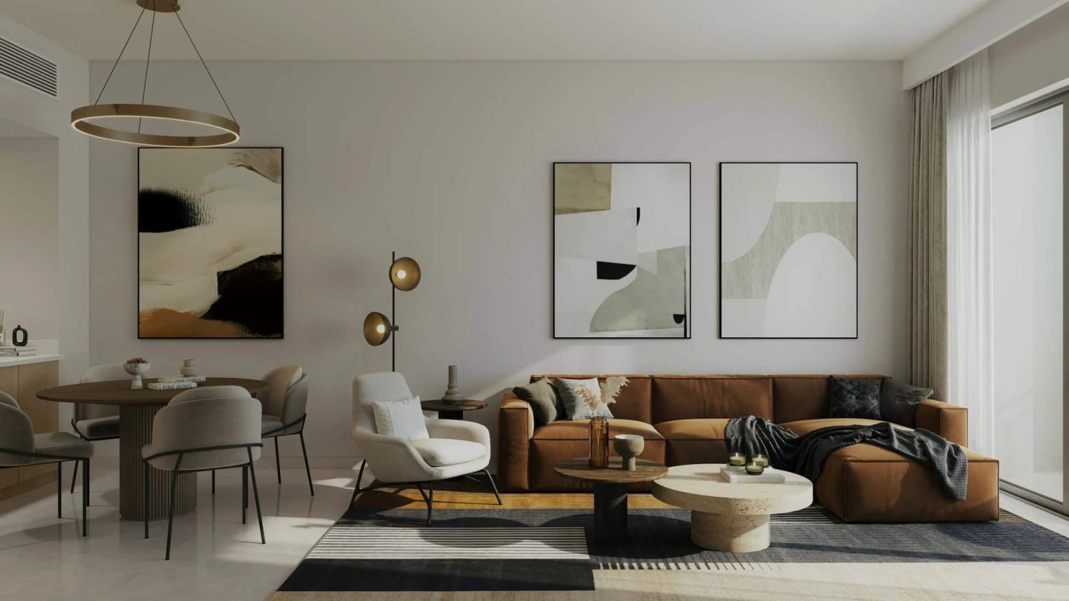 Apartamento T3 em Marriott Residences, Al Barsha, UAE N.º 64671