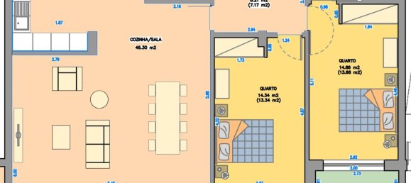 2 Schlafzimmer Wohnung in Tavira, Portugal, Nr. 81066 17