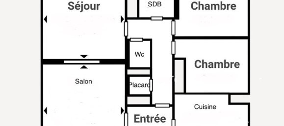 Квартира с 2 спальнями в Тьонвиль, Франция № 258519 11