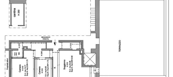Пентхаус с 3 спальнями в Сиена, Италия № 354956 11
