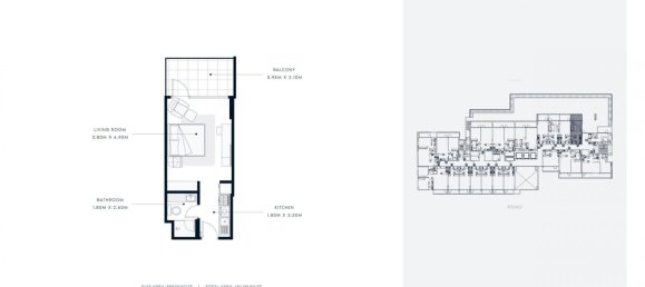 1 bedroom Apartment in AZIZI VISTA, Dubai Studio City, UAE No. 60411 3