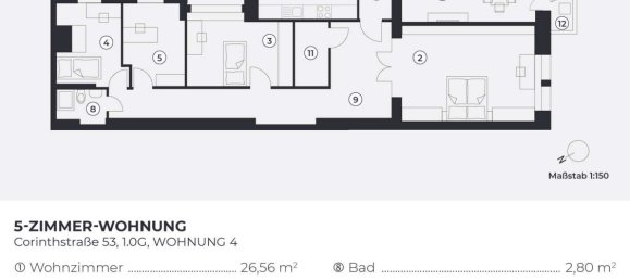 Apartamento T4 em Friedrichshain, Germany N.º 20325 15