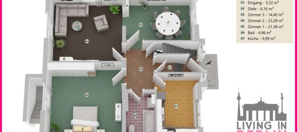 Casa de 3 dormitorios en Schmockwitz, Germany No. 350607 15