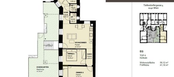 3 rooms Apartment in Penzing, Austria No. 90761 24