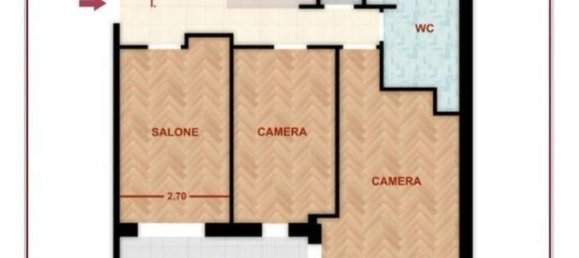 3 rooms Apartment in Naples, Italy No. 42024 25