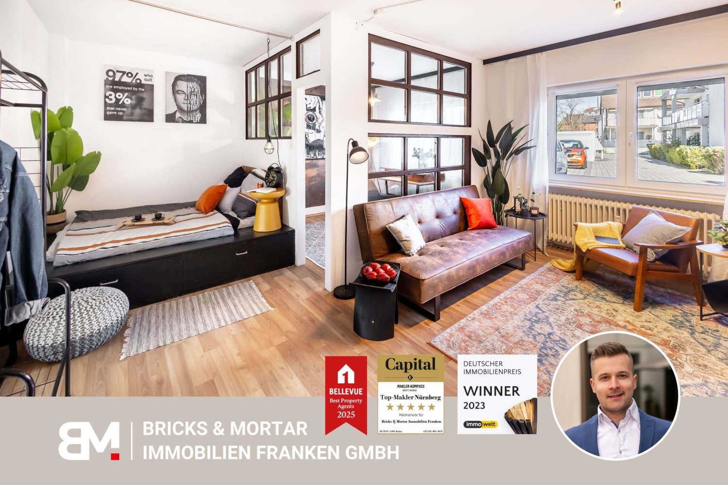 2 rooms Apartment in Landshut, Germany No. 208015