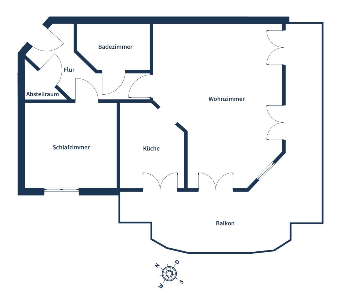 1 Schlafzimmer Wohnung in Nordwestmecklenburg, Germany, Nr. 342783