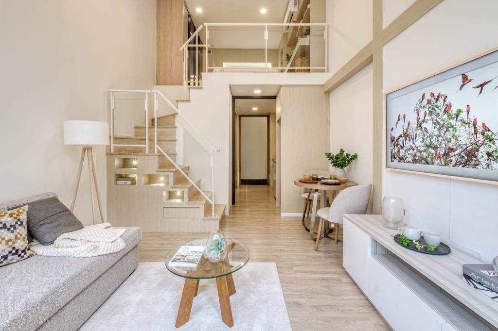 Dúplex de 1 dormitorio en Huai Khwang, Thailand No. 21866