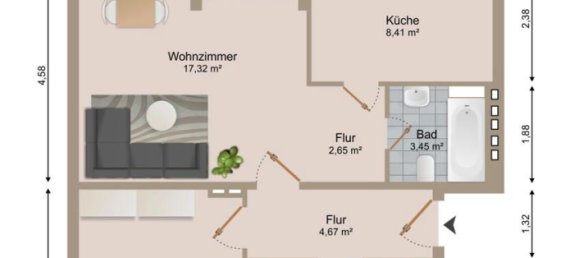 2 bedrooms Apartment in Bremen, Germany No. 107723 16