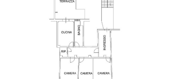 3 rooms Apartment in Parma, Italy No. 284223 23