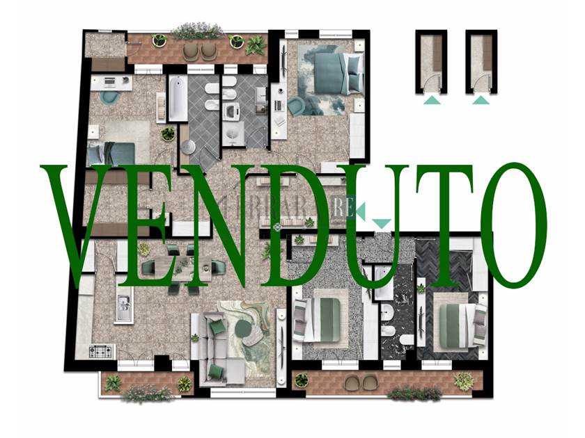 4 bedrooms Apartment in Milan, Italy No. 249430