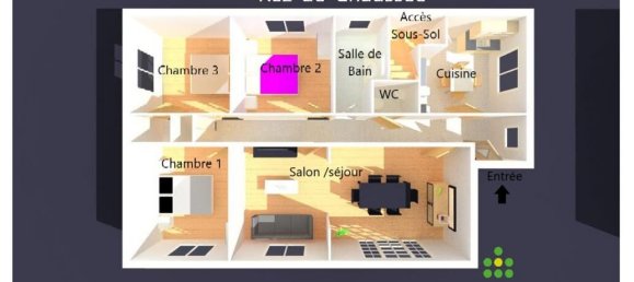 3 غرف نوم منزل في Ille-et-Vilaine, France رقم 341298 7