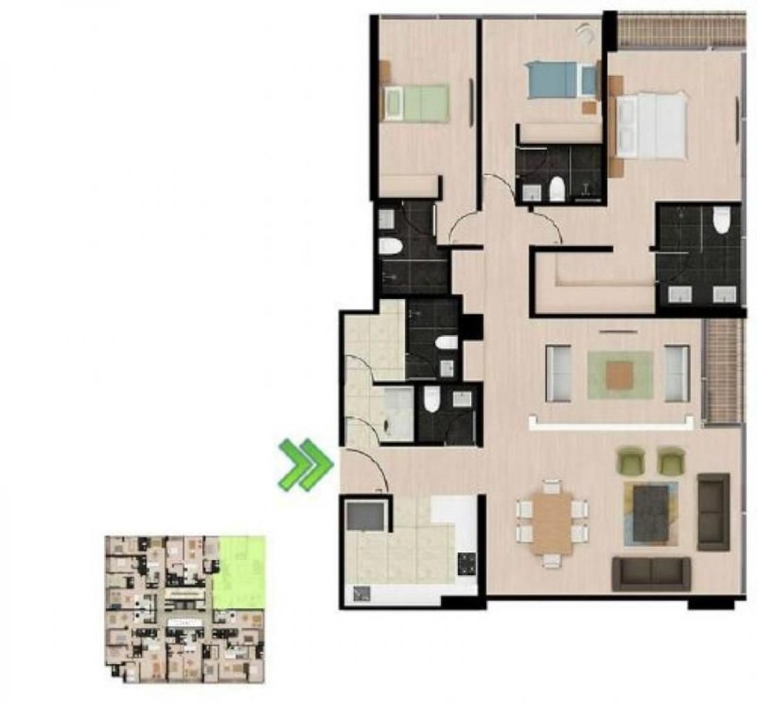 3 bedrooms House in Bogota, Colombia No. 11465