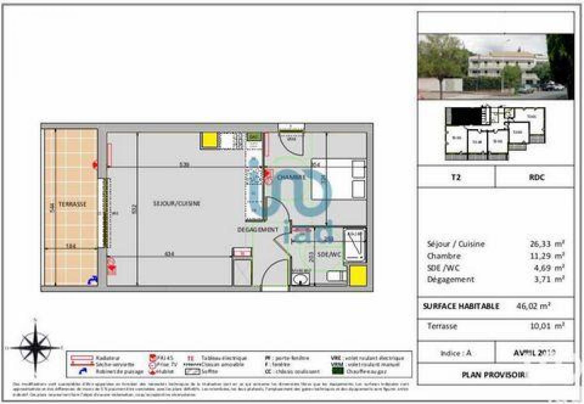 Studio in the Condo in Toulon, France No. 9553