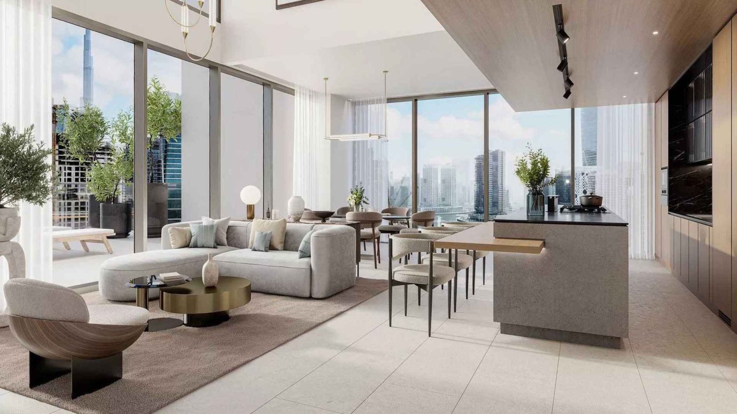 2 Schlafzimmer Wohnung in ONE RIVER POINT, Business Bay, UAE, Nr. 116271