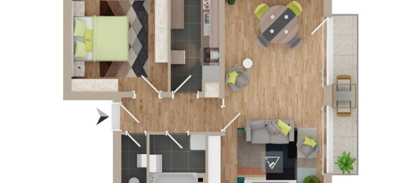 1 Schlafzimmer Wohnung in Esslingen, Germany, Nr. 269038 13