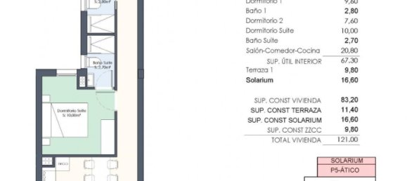 3 bedrooms Penthouse in Torrevieja, Spain No. 11596 13