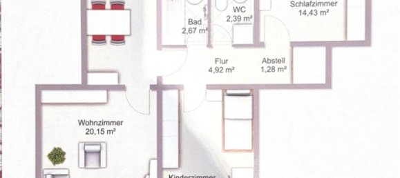 2 chambres Appartement à Wolfsburg, Germany No. 298287 14