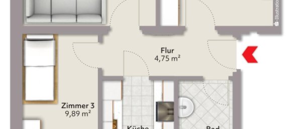 Apartamento de 3 habitaciónes en Sachsische Schweiz-Osterzgebirge, Germany No. 183862 14