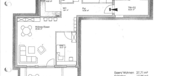 2 غرف نوم شقة في Rems-Murr-Kreis, Germany رقم 267101 9