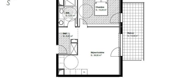 1 Schlafzimmer Wohnung in Pfastatt, France, Nr. 91401 3