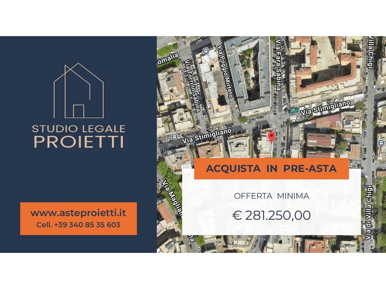 2 chambres Appartement à Rome, Italy No. 309575