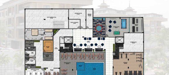 Apartamento de 1+1 en Oba, Turkey No. 4829 29